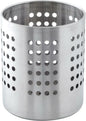 Straight Wall Flatware Cylinder Stainless Steel- Kitchen Tools Flatware Holder Utensil Drying Cylinder Countertop Silverware Caddy Flatware and Kitchen Utensils