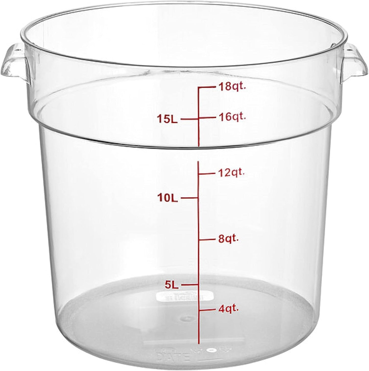 Clear Round Container Lid for Round Polycarbonate Food Storage Container for Food Storage Container Meal Prep Containers Reusable Kitchen Organization