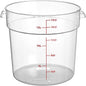 Clear Round Container Lid for Round Polycarbonate Food Storage Container for Food Storage Container Meal Prep Containers Reusable Kitchen Organization
