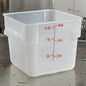 Polycarbonate Square Food Storage Container - Commercial Food Storage Containers Meal Prep Containers Reusable Food Containers for Pantry Kitchen Storage Organization