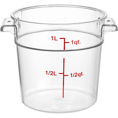 Round Container Clear
