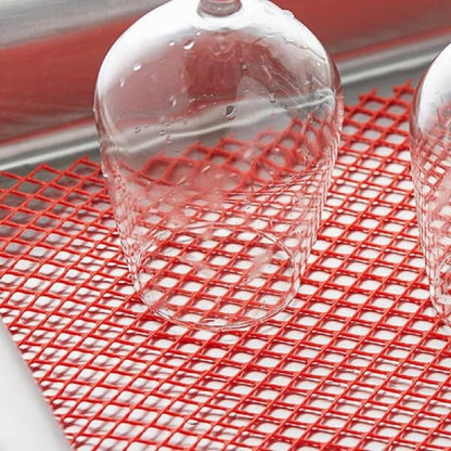 Shelf Liner Polyethylene Bar Liner- Cabinet Liner Shelf Liner Non-Adhesive Liners Smooth Surface Plastic Liners Protect Kitchen Cabinets and Cupboard Drawers