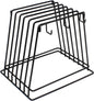 24" x 18" x 1/2" Heavy Duty Wire Frame Cutting Board Rack (Fits) 6 Boards and 6 Brushes Cutting Board- Storage Cutting Board Rack Chopping Board Organizer Stand Holder Kitchen