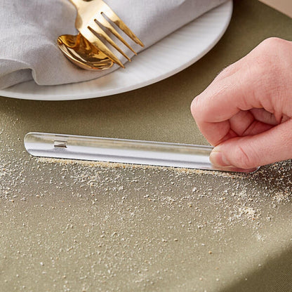 Aluminum Table Crumber Set of 12 - Restaurant Crumb Sweepers Cleaner Scraper Crumber Table Crumbers for Tablecloth in Restaurants Homes Servers Waiters Tool Accessories