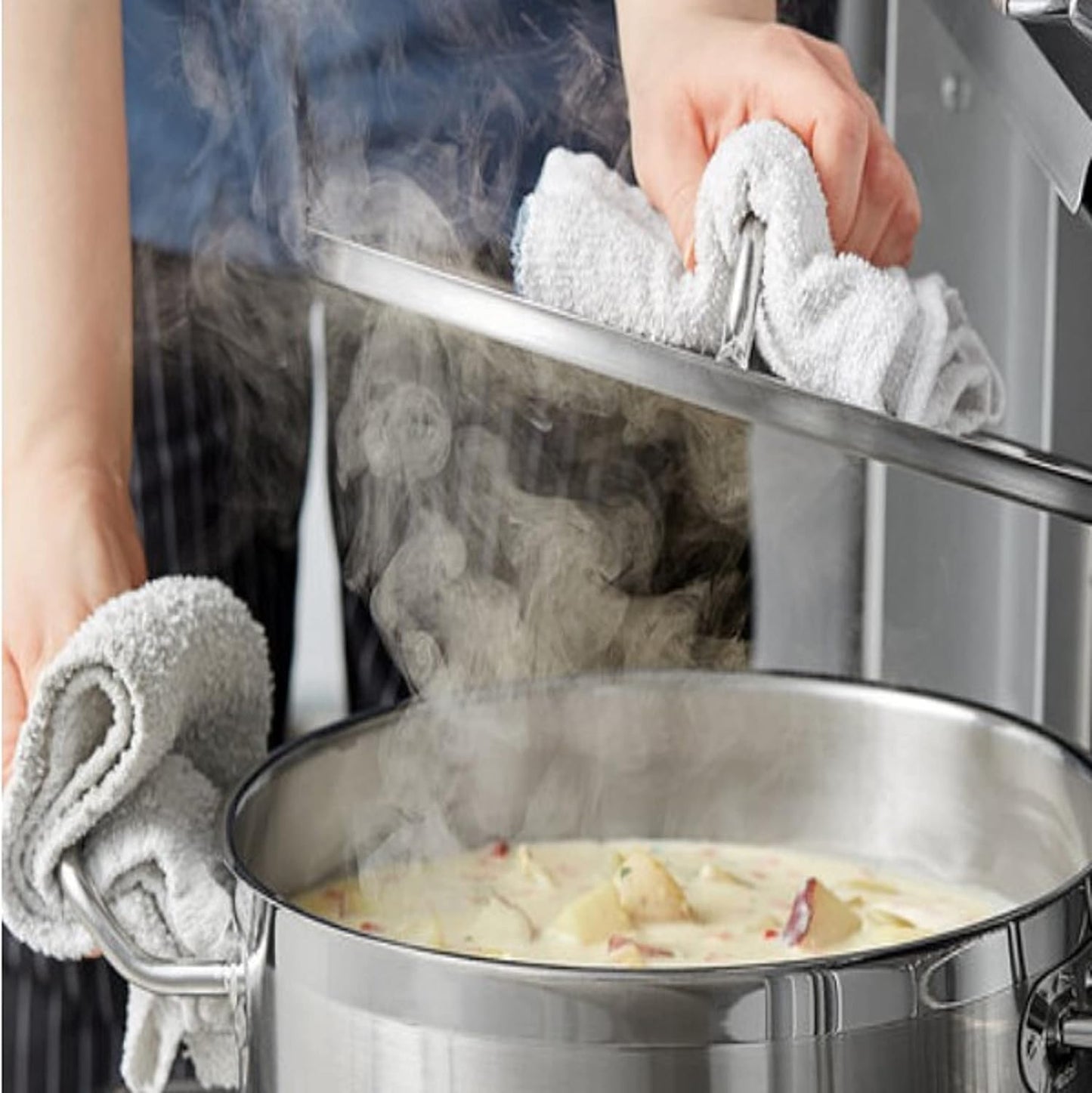 Aluminum Brazier Pot with Cover 6mm Thickness- Heavy Weight Cookware Braiser Pan Braising Pan Perfect Roasting Baking Sauteing Searing and Pan Frying Mirror-Finished