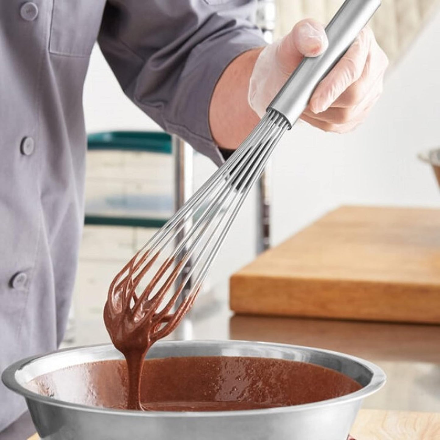 Stainless Steel Whip/Whisk - Kitchen Wire Whisk Kitchen Whisk Balloon for Whisking Beating Blending Ingredients and Mixing Sauces Whisk for Cooking