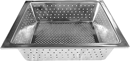 Stainless Steel Floor Sink Basket- Square Screens Strainer Sink Drain Cover Suitable for Kitchen Restaurant Bar Buffet