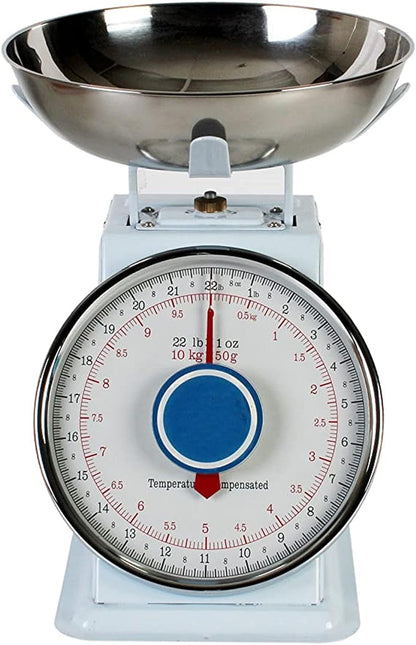 Mechanical Kitchen Bowl Platform Weighing Food Scale- Heavy Duty Portion Control Mechanical Kitchen and Food Scale Industrial Dial Scale for Kitchens and Restaurants