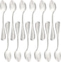 Set of 12 Stainless Steel York - Stainless Steel Silverware Flatware Cutlery Kitchen Tableware Set for Home and Restaurant