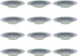 16 oz Pasta Bowls Dinnerware Melamine Set of 12- Dishwasher Safe Break-Resistant Reusable Pasta Plates Serving Bowl Pasta Bowls for Dinner Home Kitchen Restaurants