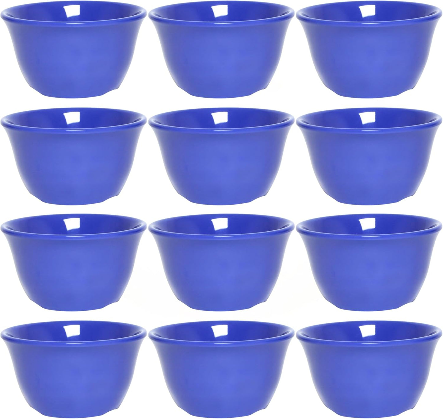 Bouillon Cup Color Melamine Set of 12- Dishwasher Safe Break-Resistant Reusable Bowls Serving Soup Bowl Broth Cups Soup Bowls Ice Cream Dipping Sauce