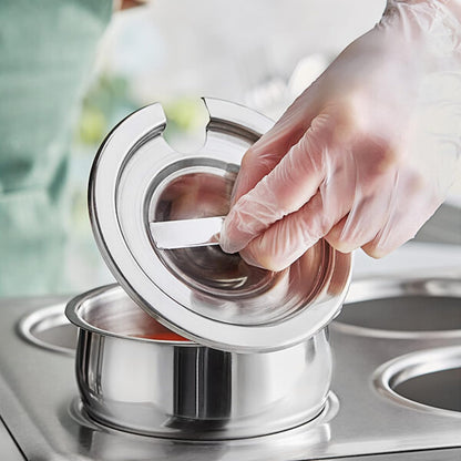 Stainless Steel Vegetable Inset Pan - for Soup Warmer and Soup Chafer Soup Pot Soup Station Applicable for Kitchen Hotel Catering Restaurant Buffet Parties Banquets