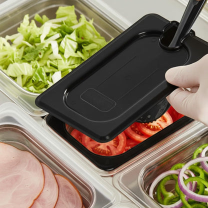 Solid Polycarbonate Food Pan Lid - Food Storage Container Cover Restaurant Commercial Hotel Pans Cover for Food Prep Fruits Vegetables Beans Corns