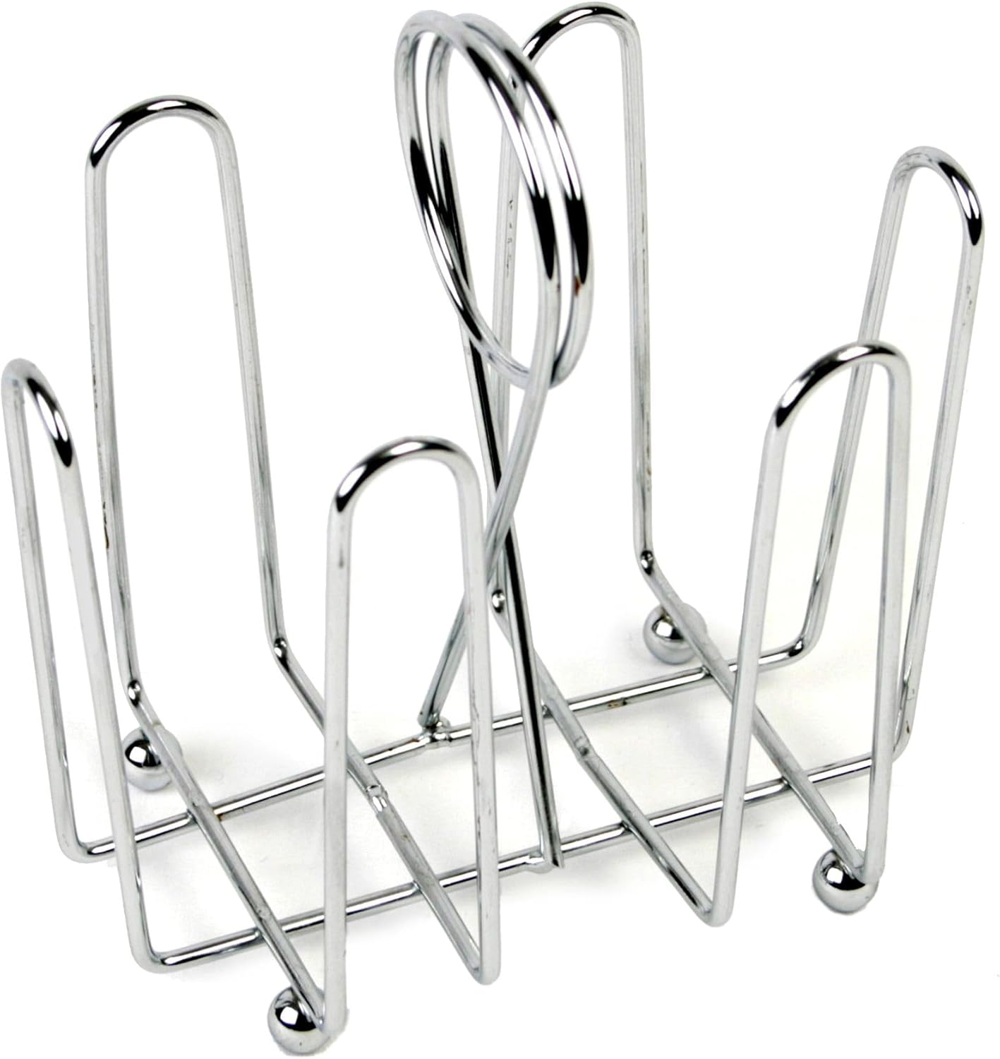 Sugar Packet Holder Chrome Plated Set of 2- Metal Sweetener Container Coffee Accessories Sugar Caddy Holder for Restaurant Home Sugar Tea Bag Basket