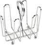 Sugar Packet Holder Chrome Plated Set of 2- Metal Sweetener Container Coffee Accessories Sugar Caddy Holder for Restaurant Home Sugar Tea Bag Basket