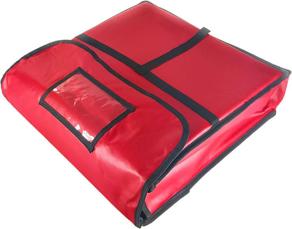Insulated Pizza Bag Holds Pizza Leatheroid's PVC with Nylon Edges Exterior- Insulated Pizza Warmer Bags Pizza Delivery Bags Pizza Bag for Personal Professional Use