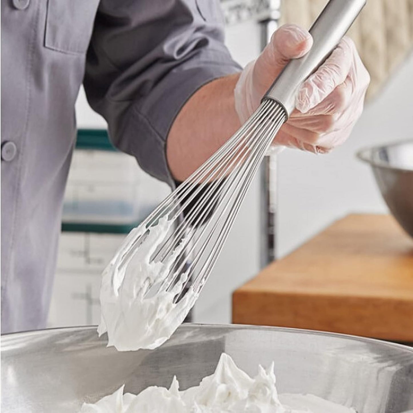 Stainless Steel Whip/Whisk - Kitchen Wire Whisk Kitchen Whisk Balloon for Whisking Beating Blending Ingredients and Mixing Sauces Whisk for Cooking
