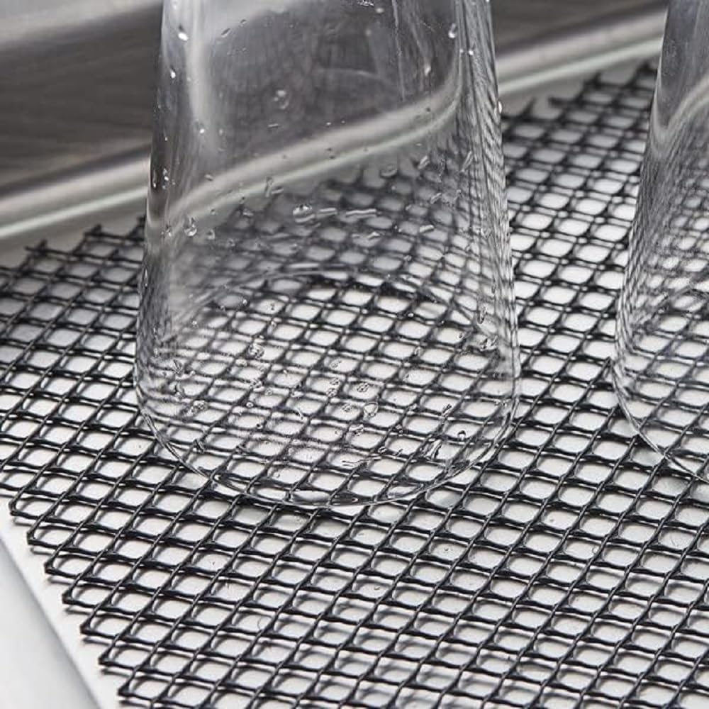 Shelf Liner Polyethylene Bar Liner- Cabinet Liner Shelf Liner Non-Adhesive Liners Smooth Surface Plastic Liners Protect Kitchen Cabinets and Cupboard Drawers