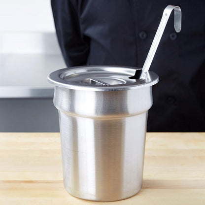 Stainless Steel Vegetable Inset Pan - for Soup Warmer and Soup Chafer Soup Pot Soup Station Applicable for Kitchen Hotel Catering Restaurant Buffet Parties Banquets