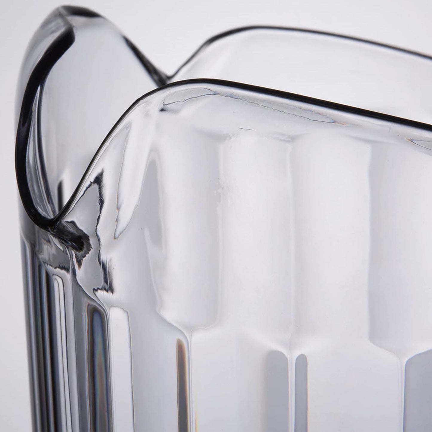 Three Spouts Water Pitcher Polycarbonate Clear Color Set of 2 - Beverage Serveware Carafe Clear Pitcher for Mimosa Bar Brunch Cold Water Juice Milk Iced Tea Lemonade