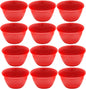 Bouillon Cup Color Melamine Set of 12- Dishwasher Safe Break-Resistant Reusable Bowls Serving Soup Bowl Broth Cups Soup Bowls Ice Cream Dipping Sauce