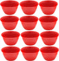 Bouillon Cup Color Melamine Set of 12- Dishwasher Safe Break-Resistant Reusable Bowls Serving Soup Bowl Broth Cups Soup Bowls Ice Cream Dipping Sauce
