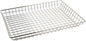 Rectangular Wire Pastry Doughnut Basket Nickel Plated- Wire Serving Tray Bread Serving Basket for Pastry Doughnut Bagel Sourdough Bread Pantry and Fruit