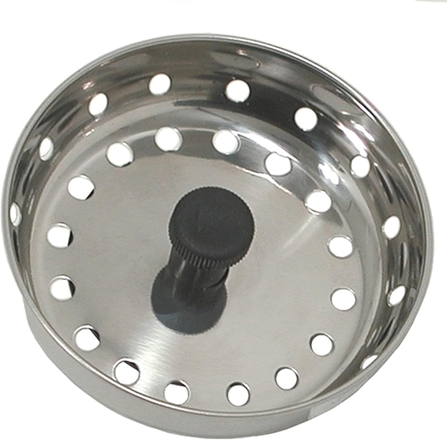 3-1/2” Stainless Steel Sink Strainer with Stopper - Kitchen Strainer Kitchen Sink Drain Strainer Hair Catcher for Bathroom Sink Utility Slop Laundry