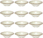 Dinnerware Salad Bowls Melamine Set of 12- Dishwasher Safe Break-Resistant Reusable Bowls Serving Bowl Soup Bowls for Fruits Salad Kitchen Restaurants
