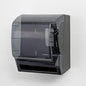 Square Plastic Lever Roll Paper Towel Dispenser 11" x 10-1/2" x 13-1/2"-Manual Towel Dispenser Tissue Holder Wall Mounted Dispenser with Zero Waste for Home and Business