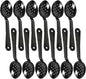 Perforated Serving Spoon Polycarbonate Set of 12- Salad/Buffet Catering Spoons Large Serving Spoons Utensils Serving for Buffet Banquet Flatware Kitchen