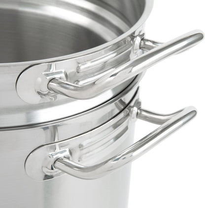 Stainless Steel Double Boiler Steam Melting Pot Cookware Stainless Steel Double Boiler Pot for Melting Chocolate Candy Butter and Cheese Dishwasher & Oven Safe