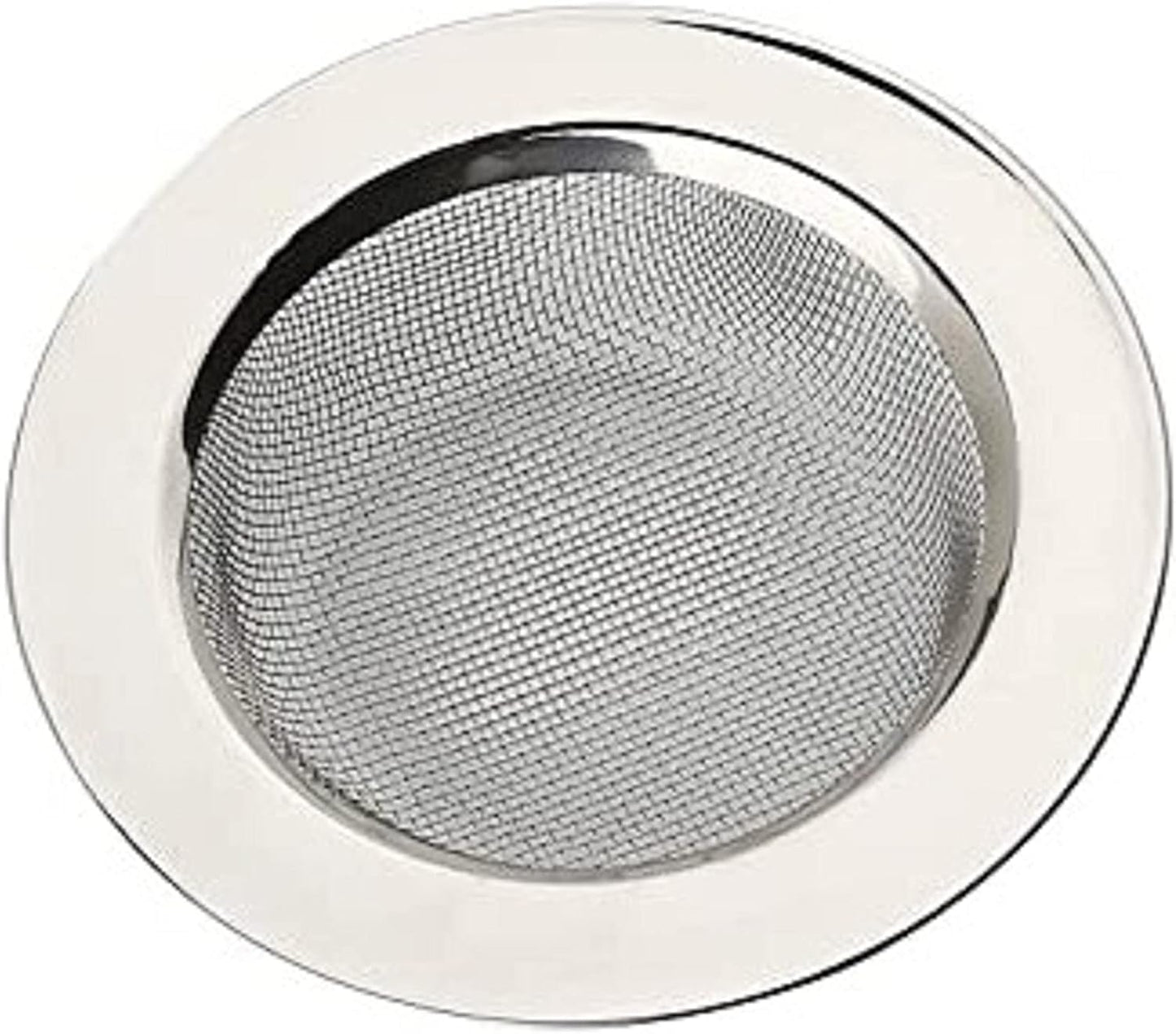 Wide Rim Sink Strainer Stainless Steel- Kitchen Mesh Strainer Kitchen Sink Drain Strainer Hair Catcher for Bathroom Sink Utility Slop Laundry
