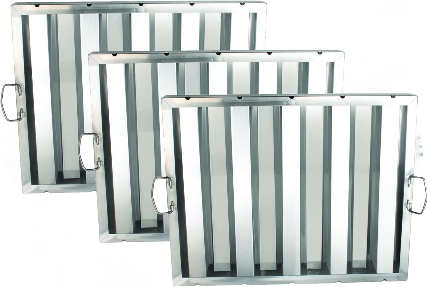 Stainless Steel Commercial Kitchen Hood Filter - Restaurant Hood Filters Range Hood Filter Range Hood Baffle Grease Filter for Restaurant Kitchen Exhaust Hoods