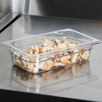 Deep Polycarbonate Food Pan - Commercial Restaurant Food Storage Containers Hotel Pans for Catering Buffets Restaurants Fruits Vegetables Corns