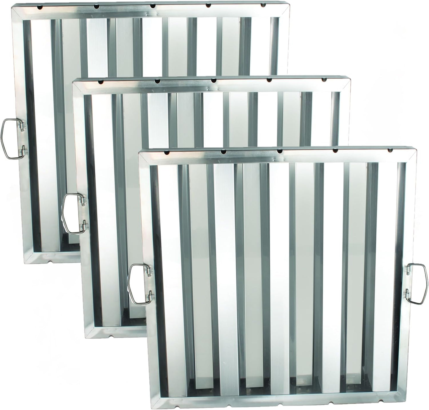 Stainless Steel Commercial Kitchen Hood Filter - Restaurant Hood Filters Range Hood Filter Range Hood Baffle Grease Filter for Restaurant Kitchen Exhaust Hoods