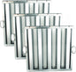Stainless Steel Commercial Kitchen Hood Filter - Restaurant Hood Filters Range Hood Filter Range Hood Baffle Grease Filter for Restaurant Kitchen Exhaust Hoods