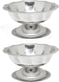 Stainless Steel Footed Sherbet Dish Mirror Finished Set of 2- Ice Cream Cups Dessert Bowls Perfect for Dessert Sundae Ice Cream Fruit