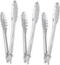Stainless Steel Flat Spring Utility Tong with Locking Ring Set of 3- Food Tongs Cooking Tongs for Grilling Barbecue Buffets Home Restaurants Food Tong Buffet Tong Appetizer Tong