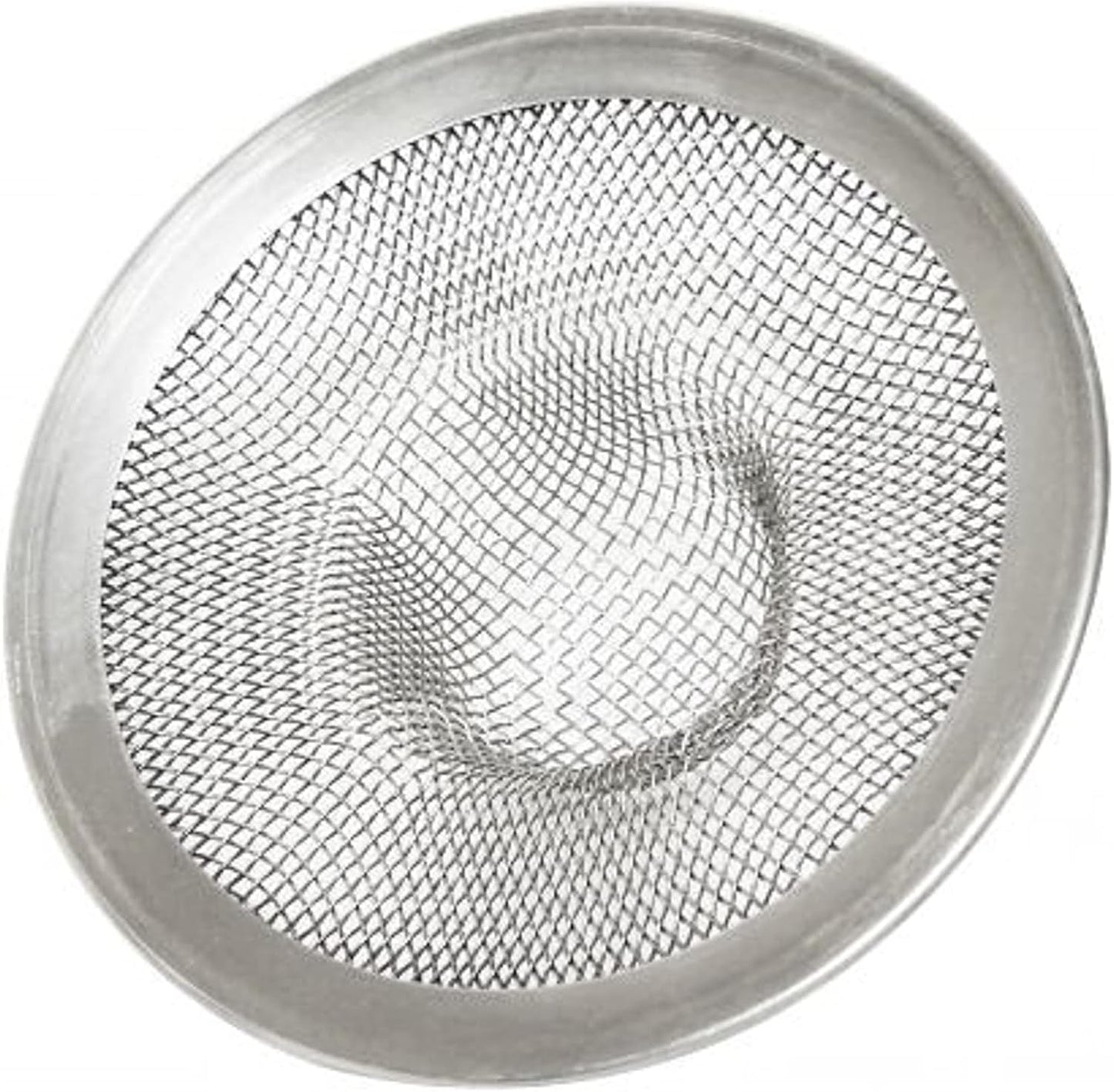 Stainless Steel Sink Strainer Narrow Rim- Kitchen Mesh Strainer Kitchen Sink Drain Strainer Hair Catcher for Bathroom Sink Utility Slop Laundry