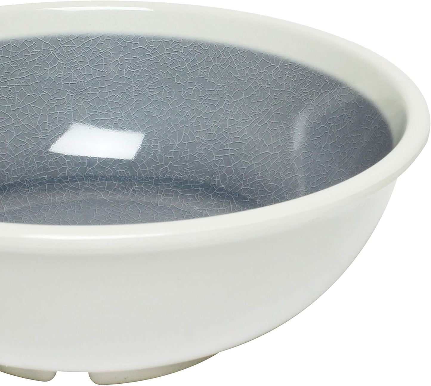 Graham Dinnerware Salad Bowls Melamine Set of 12- Dishwasher Safe Break-Resistant Reusable Bowls Serving Bowl Soup Bowls for Fruits Salad Kitchen Restaurants