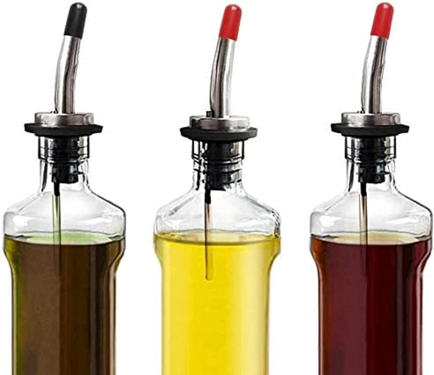 Universal Liquor Pourer Cover 1" Dust Cap PolyVinyl Chloride Set of 12-Pourer Cap Liquor Bottle Pourer Cover Dispenser Spout Dust Covers Bottle Pour Spout Cover
