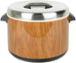 Insulated Sushi Rice Pot Stainless Steel Interior & Lid with Plastic Handle - Sushi Rice Mixing Tub Sushi Rice Bowl Sushi Rice Warmer for Home Kitchen Restaurant