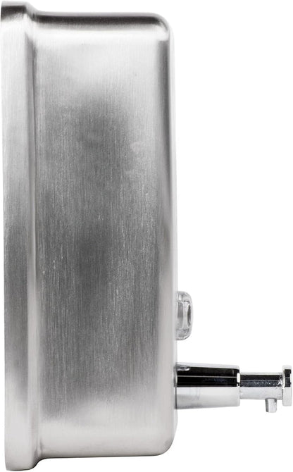40 oz. Stainless Steel Vertical Soap Dispenser Surface Mounted - Commercial Soap Dispenser Stainless Steel Pump Refillable Liquid Hand Soap Dispenser for Bathroom