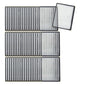 Set of 60 Black 8-1/2” x 11” Single Restaurant Menu Covers 1 Page 2 View Crystal Clear Menu Covers Fits A4 Size Paper Menu Sleeve Menu Folder Menu Book Holders for Bar Cafe Restaurant