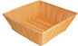13" x 13" x 4-1/2" Square Hand-Woven Bread Basket Natural Color- Restaurant Woven Food Serving Basket for Fruit Bread Serving Basket Decorative Baskets Perfect for Cafe Home Restaurants