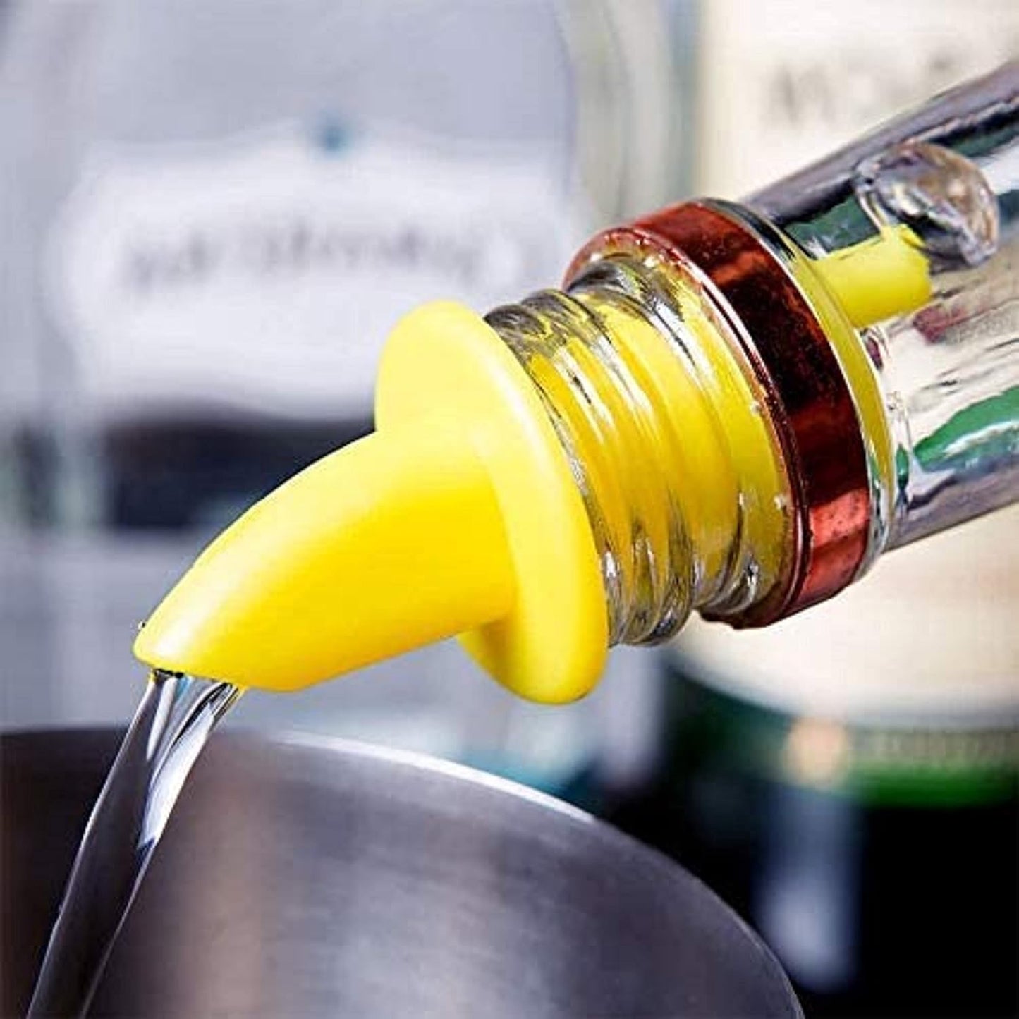 Free Flow Liquor Pourer Ethylene-vinyl Acetate - Liquor Bottle Pourers Shot Dispenser Liquor Bottle Pourers Alcohol Pourers Bar Bartender Accessories