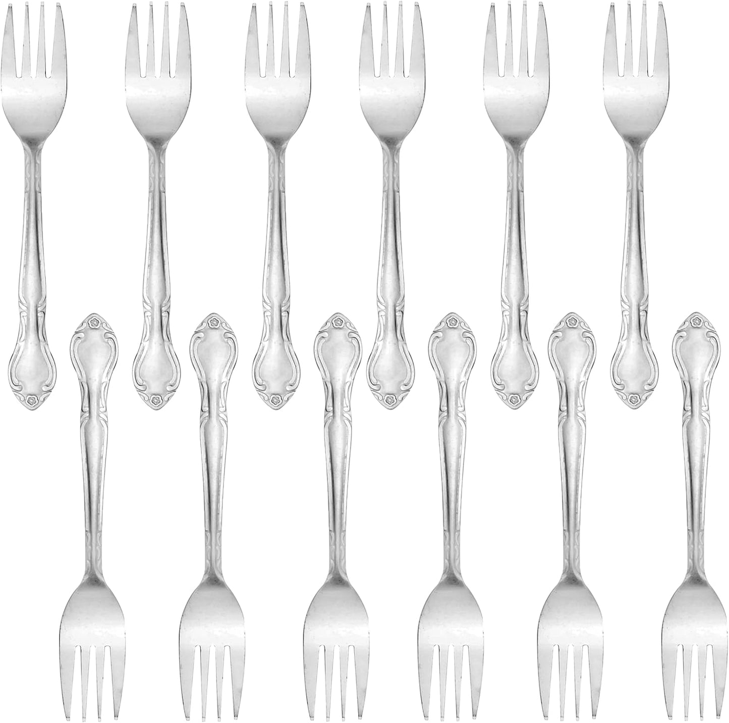 Sunflower Stainless Steel Set of 12- Silverware Dishwasher Safe Stainless Steel Flatware Cutlery Kitchen Tableware Set for Home and Restaurant