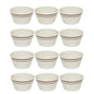 7 oz Arcadia Bouillon Cup Melamine Set of 12- Dishwasher Safe Break-Resistant Dinnerware Small Bowls for Side Dishes Dessert Soup Chili Dipping Sauce