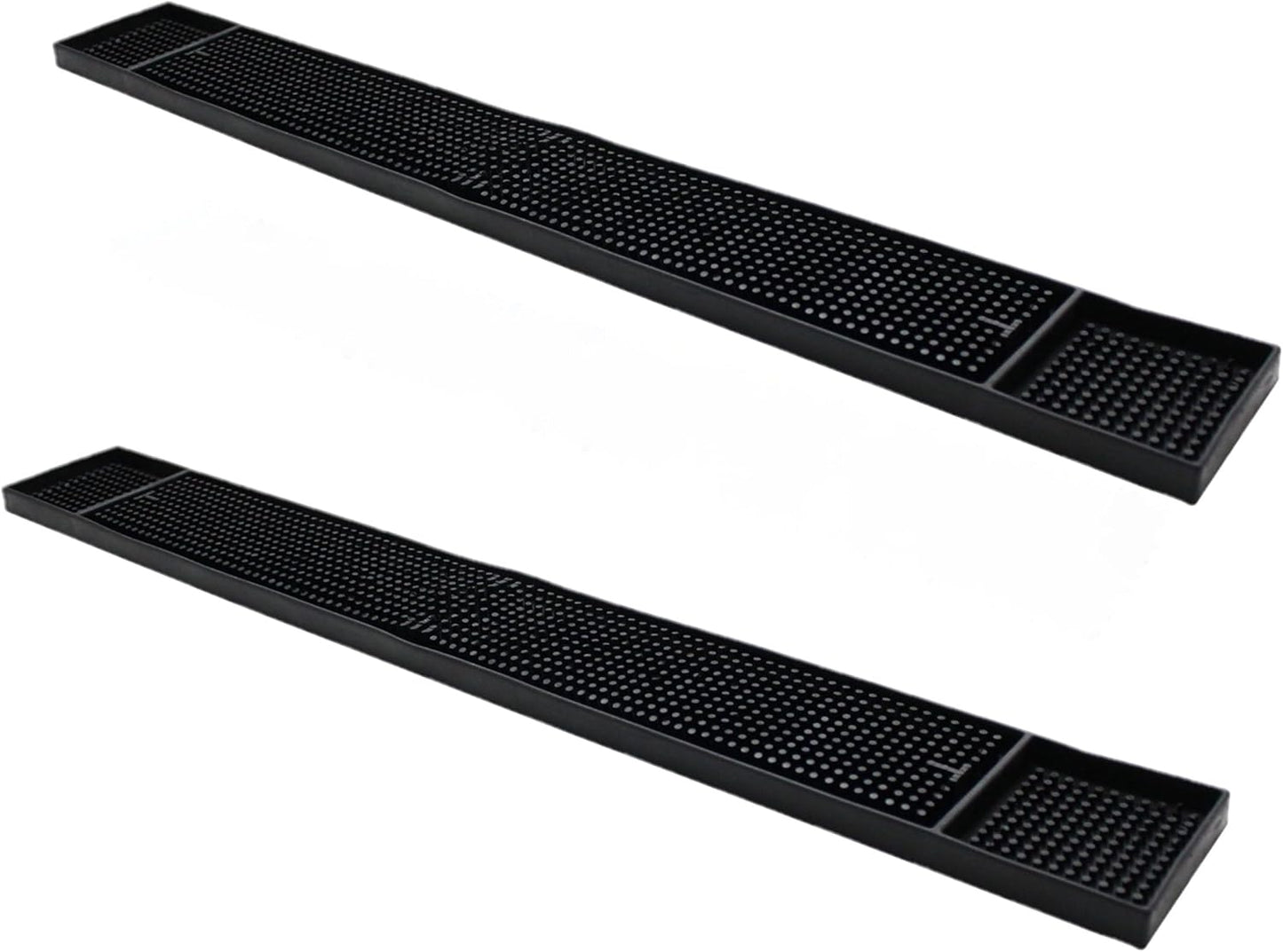 27" x 3-1/4" Long Rubber Bar Service No-Slip Mat- Bar Service Mat Service Mat Drying Bar Spill Mat for Counter Top Cafe Bar Kitchen Hotel Cocktail Perfect for Bars & Restaurants